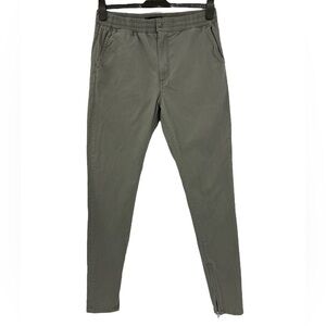 Urban outfitters Chino slim, leg, zippered, elastic waist band pants